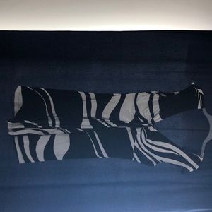 Express black and white dress